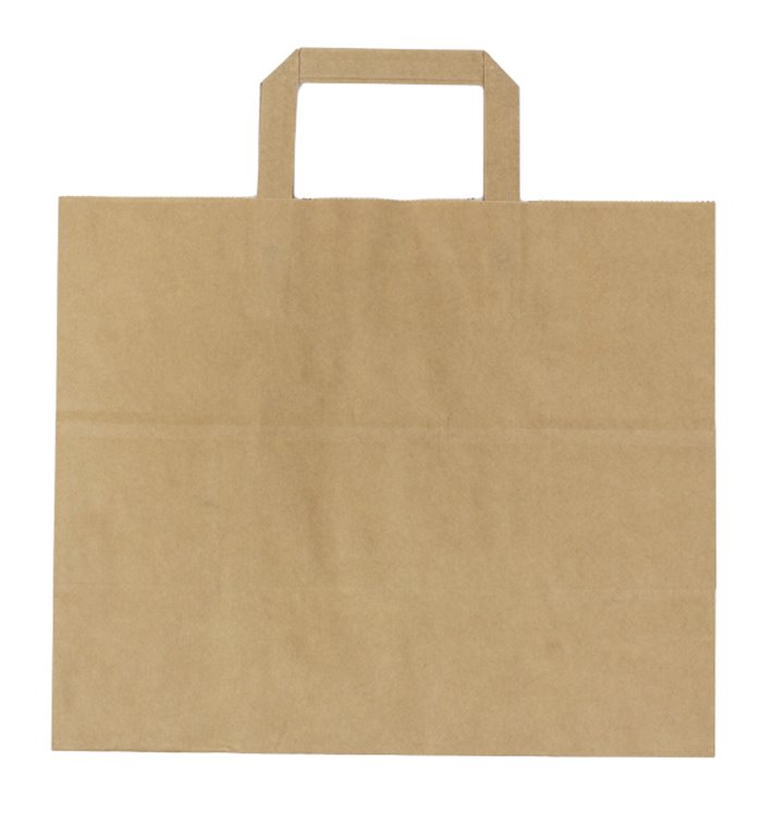 Bolsa Papel Kraft con Asas Planas 70g 32x20x23cm (50 Uds) Bolsa Papel Kraft con Asas Planas 70g 32x20x23cm (50 Uds)