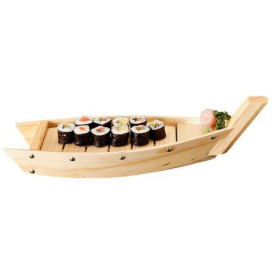 Barco para Sushi de Madera 44x13x11cm (1 Ud)