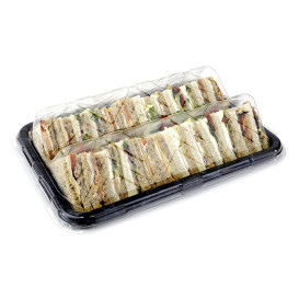 Tapa de Plastico para Bandeja de 35x24x8 cm (5 Uds)