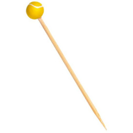 Pinchos de Bambu Decorados Tenis 120mm (1000 Uds)