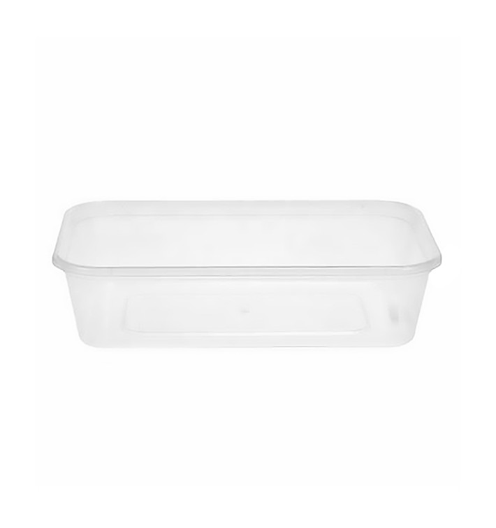 Tarrina Plastico Rectangular PP 500 ml (50 Uds)
