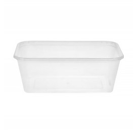 Tarrina Plastico Rectangular PP 750 ml (50 Uds)
