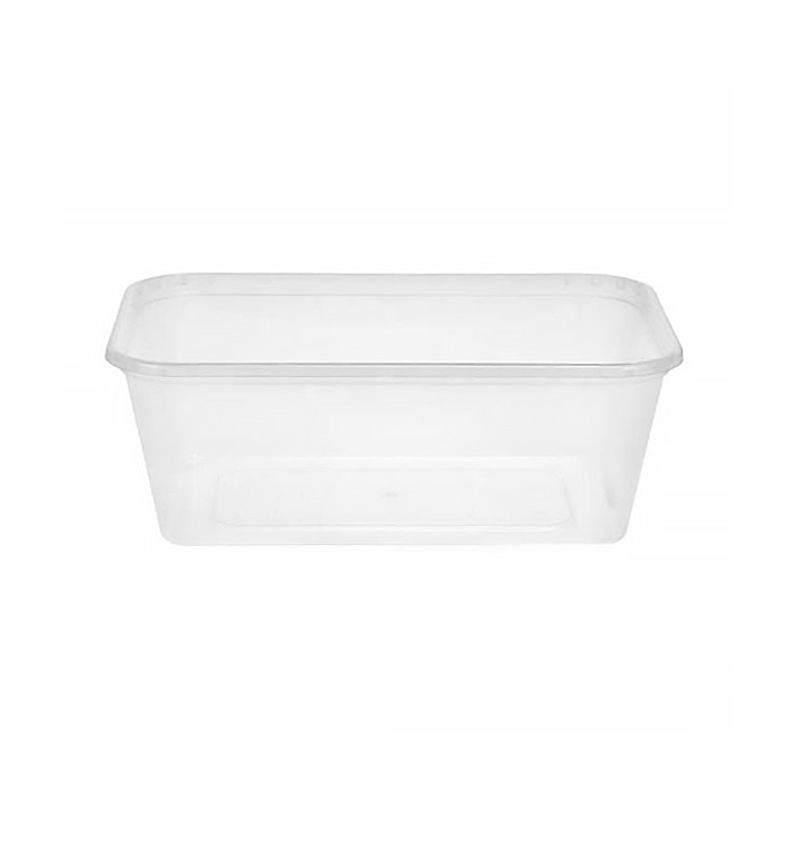Tarrina Plastico Rectangular PP 750 ml (50 Uds)