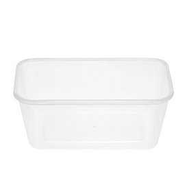 Tarrina Plastico Rectangular PP 750 ml (500 Uds)