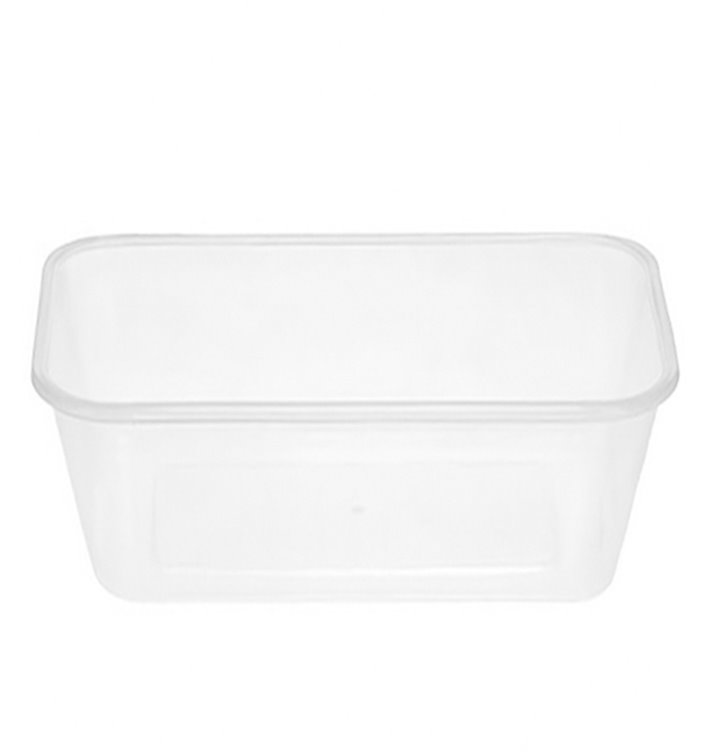 Tarrina Plastico Rectangular PP 750 ml (500 Uds)