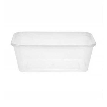 Tarrina Plástico Rectangular PP 750 ml (500 Uds)