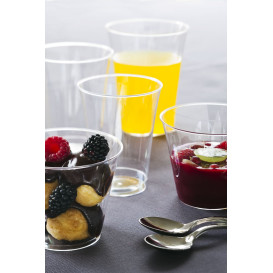 Vaso de Plastico PS Inyectado Transparente 250ml (25 Uds)