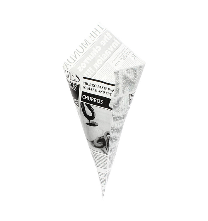 Cono de Papel Antigrasa Times 420mm 600g (1.000 Uds)