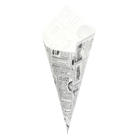 Cono de Papel Antigrasa Times 340mm 400g (1.000 Uds)