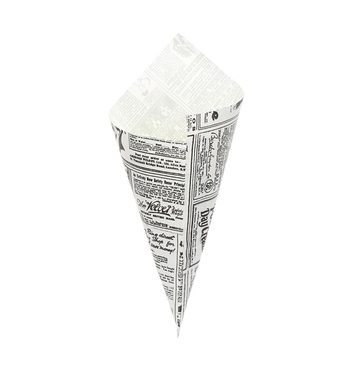 Cono de Papel Antigrasa Times 295mm 250g (250 Uds)