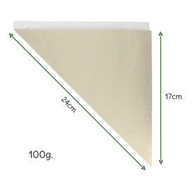 Cono de Papel Estraza Natural 240mm 100g (2.000 Uds)