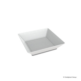 MiniPlato Hondo Caña de Azucar Blanco 6,5x6,5 cm (600 Uds)