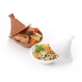 Tapa de Plástico PP para Plato "Tajine" Ø7x5,5cm (50 Uds)