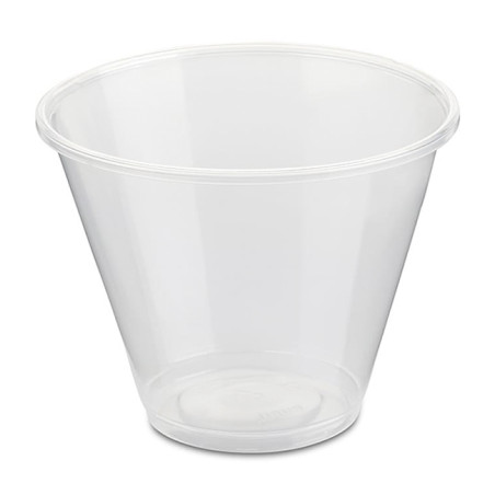 Tarrina Plástico PP Transparente 280ml Ø9,4cm (50 Uds)