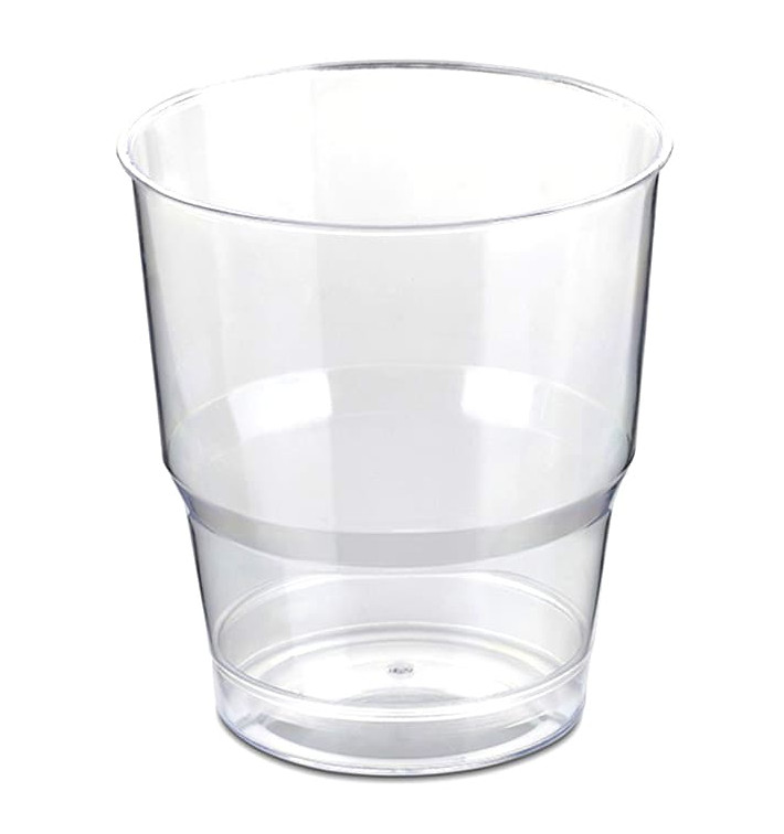 Vaso Plastico Enfundado PS Cristal Duro 250ml (50 Uds)