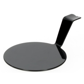 Plato Degustación "Gourmand" Negro Ø4,5x2cm (50 Uds)