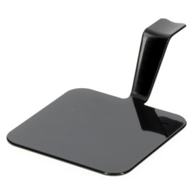 Plato Degustación "Gourmand" Negro 4x4cm (50 Uds)