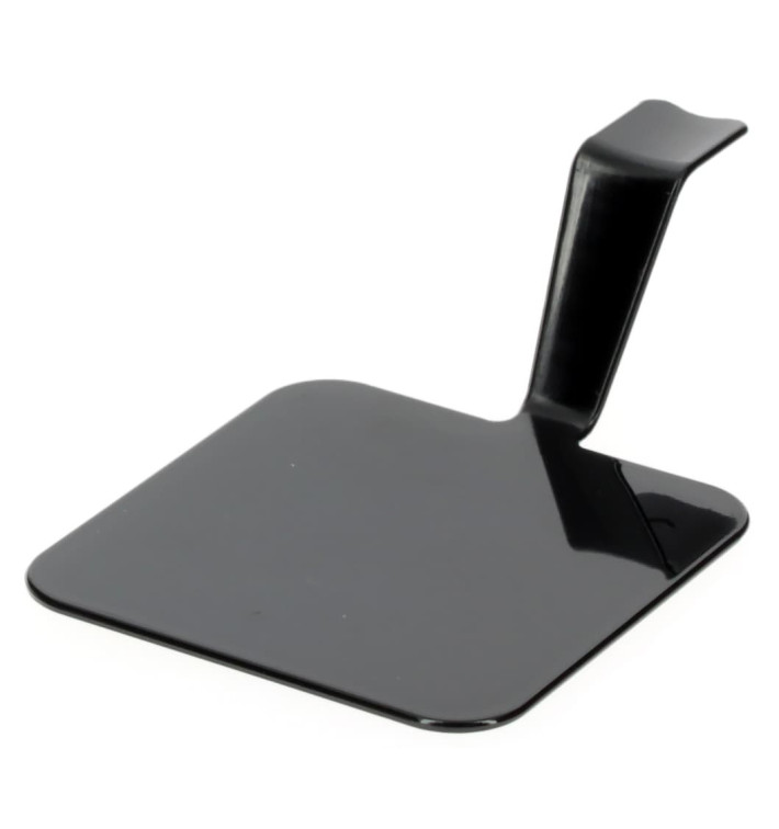 Plato Degustación "Gourmand" Negro 4x4cm (50 Uds)