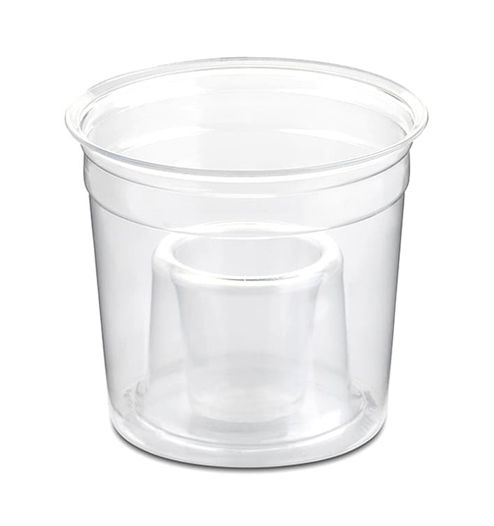 Vaso Plastico "Shot Bomb" PS Cristal 250ml (1000 Uds)