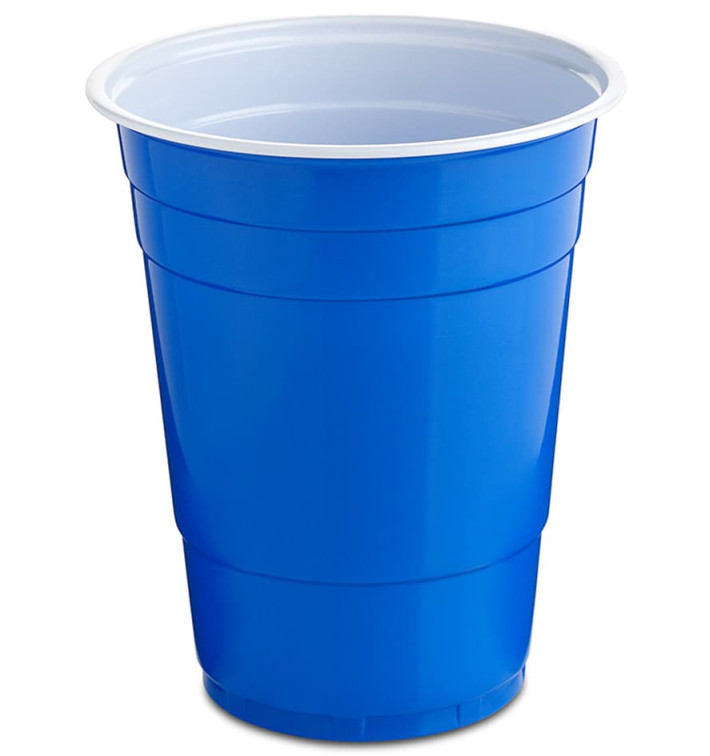 Vaso Azul Americano para Fiestas 550ml (400 Uds)