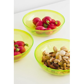 Bol de Plástico Verde 400ml Ø 14 cm (4 Uds)