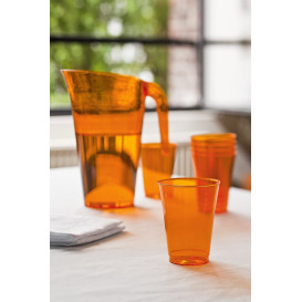 Jarra Plástico Naranja Reutilizable 1.500 ml (1 Unidad)