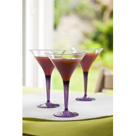 Copa de Plastico Cocktail Pie Berenjena 100 ml (48 Uds)