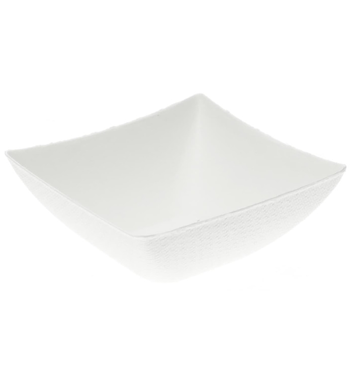 Minibol Cuadrado Caña de Azucar Blanco 7x7cm (50 Uds)