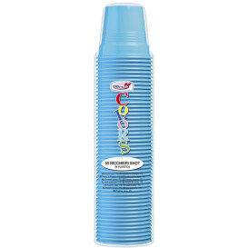 Vaso de Plástico PS Azul 80ml Ø5,7cm (50 Uds)