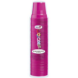 Vaso de Plástico PS Fucsia 80ml Ø5,7cm (1500 Uds)