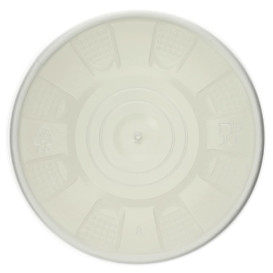 Tarrina de Cartón Blanco con Tapa PP 250ml (250 Uds)