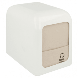 Dispensador Miniservis Plástico Blanco 15x10x12,5cm (1 Ud)