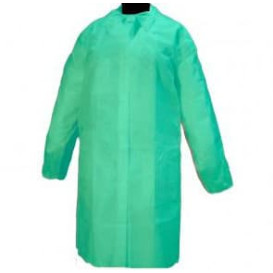 Bata Visita TST PP con Velcro y Sin Bolsillo Verde XL (100 Uds)