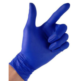 Guantes Nitrilo Sin Talco Azul Talla XL 4,5G (100 Uds)