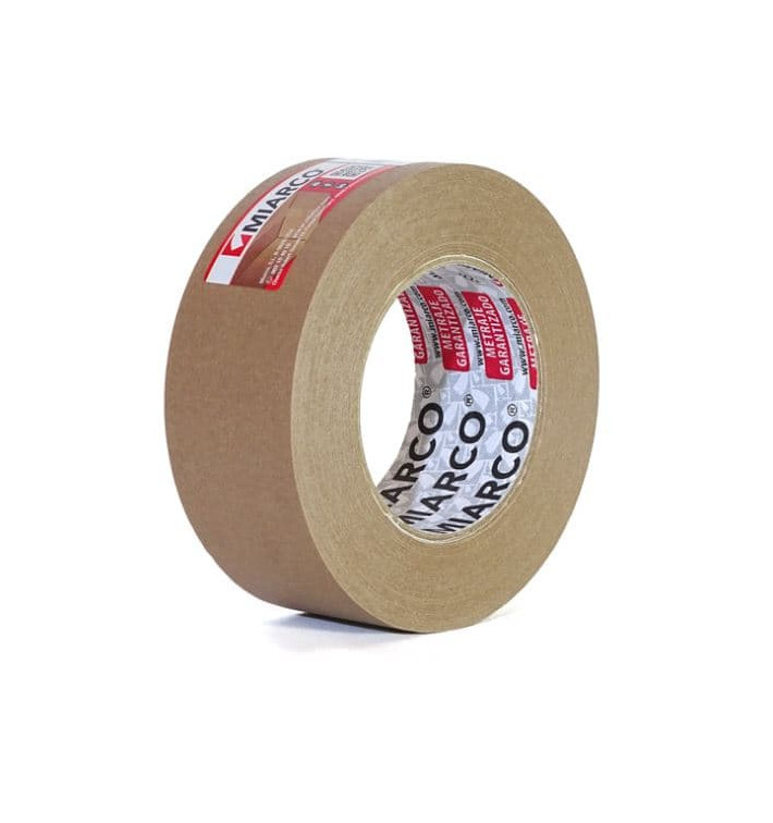 Cinta Adhesiva Papel Kraft Ecologica 4,8 cm x 80 m (36 Uds)