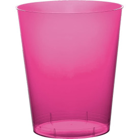 Vaso de Plastico Moon Fucsia Transp. PS 350ml (400 Uds)