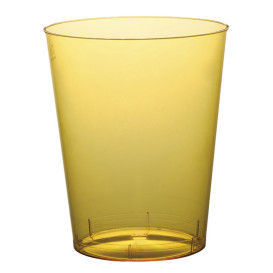 Vaso de Plastico Moon Amarillo Transp. PS 350ml (400 Uds)