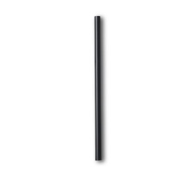 Pajita Recta Enfundada de PLA Negra Ø6mm 14cm (13000 Uds)