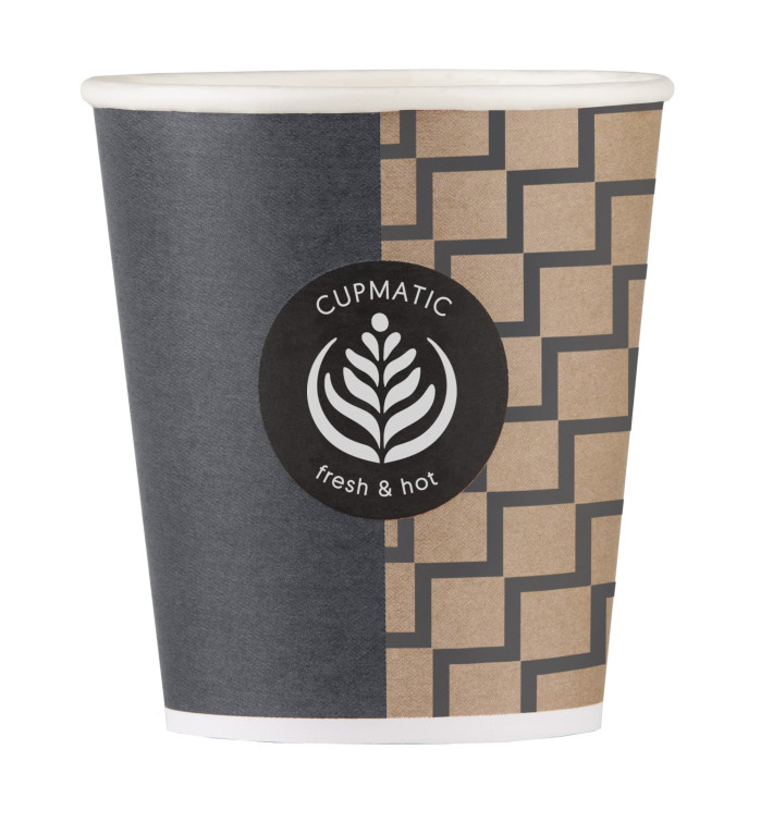 Vaso Carton Cupmatic 6Oz/192ml Ø7,0cm (100 Uds) Vaso Carton Cupmatic 6Oz/192ml Ø7,0cm (100 Uds)