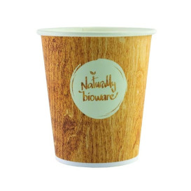 Vaso Carton Vending BioWare PLA 6Oz/192ml Ø7,0cm (100 Uds)