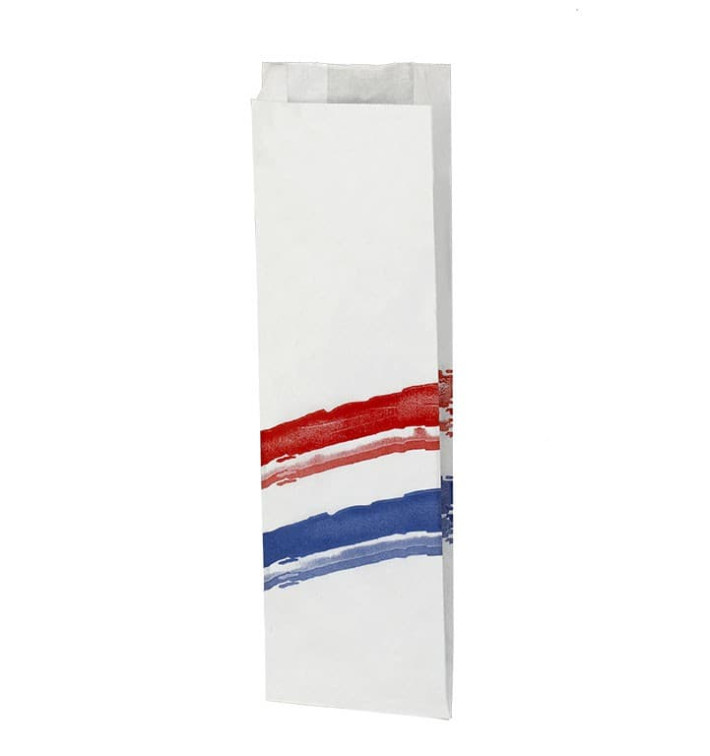 Bolsa para Bocadillo Rayas 10+4x33cm (1000 Uds)