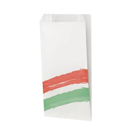 Bolsa para Hamburguesa Antigrasa Rayas 14+7x27cm (125 Uds)