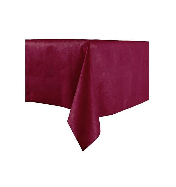 Mantel no Tejido Novotex Cortado 100x100cm Burdeos (150 Uds)