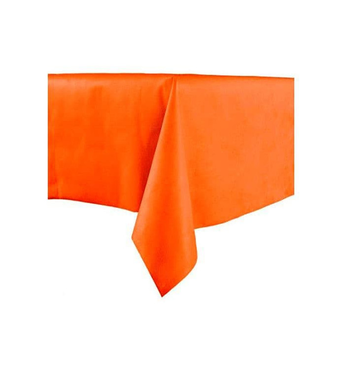 Mantel no Tejido Novotex Cortado 100x100cm Naranja (150 Uds)