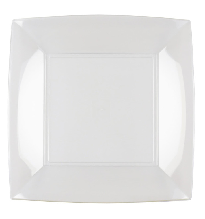 Plato Reutilizable Nice "Bio Based" Transp. 23cm (25 Uds)