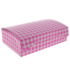 Caja Pasteleria Carton 17,5x11,5x4,7cm 250g Rosa (20 Uds)