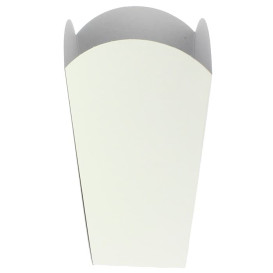 Caja Palomitas Mediana Blanca 90 gr 7,8x10,5x18cm (25 Uds)
