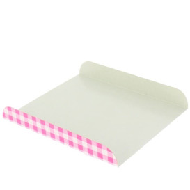 Bandeja de Carton Rosa para Gofres 15x13cm (2.000 Uds)