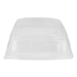 Tapa Plastico PET Transparente Bandeja 36x36cm (5 Uds)