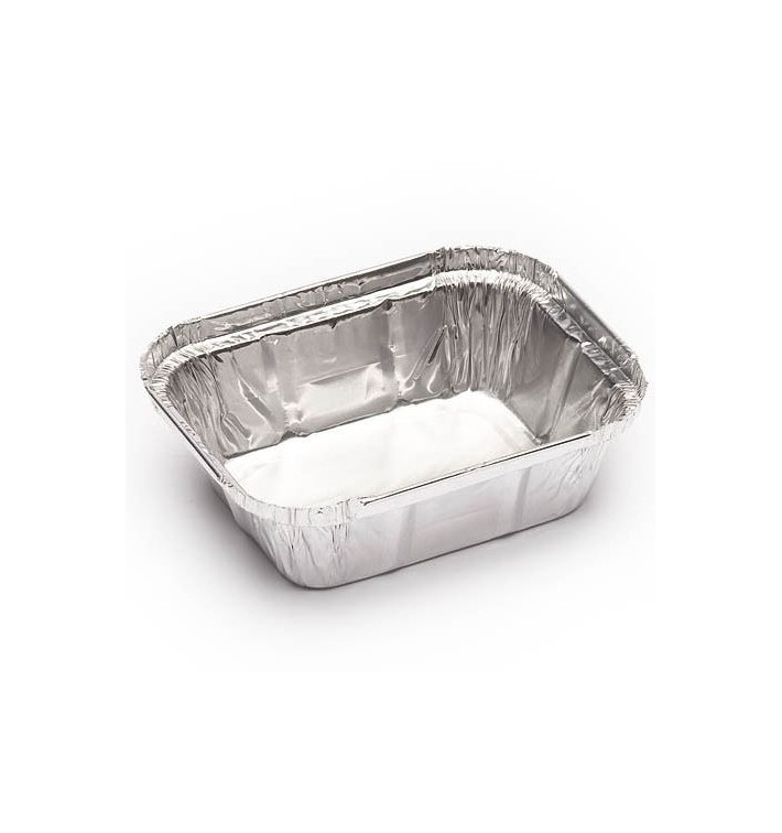 Bandeja Aluminio 250ml 128x100x32mm (100 Uds) Bandeja Aluminio 250ml 128x100x32mm (100 Uds)